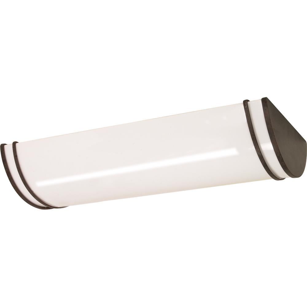 Nuvo Lighting 60/913R  Glamour - 3 Light - 25" - Ceiling - Fluorescent - (3) F17T8 in Old Bronze Finish